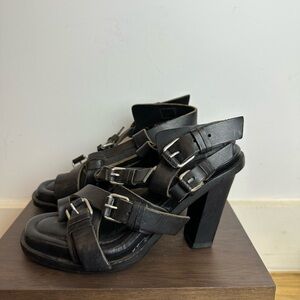 Balenciaga vintage buckle heels